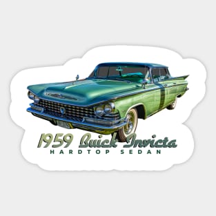 1959 Buick Invicta Hardtop Sedan Sticker